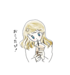 たぴガール（個別スタンプ：18）