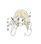 たぴガール（個別スタンプ：25）
