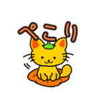 ねこみかん(愛媛県産)（個別スタンプ：5）