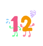 かわいい数字人間（個別スタンプ：13）