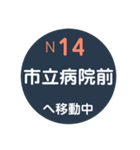鹿児島市電で移動中（個別スタンプ：31）