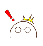 白メガネさん（個別スタンプ：26）
