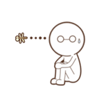 白メガネさん（個別スタンプ：27）