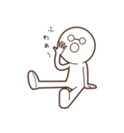 白メガネさん（個別スタンプ：35）
