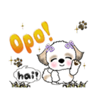 シーズー犬(タガログ語)Vol.1（個別スタンプ：3）