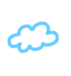 韓国語イラスト(天気編)（個別スタンプ：3）