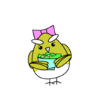 ルリビタキちゃん 日常（個別スタンプ：3）