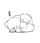 しろくまちゃんのスタンプ（個別スタンプ：10）
