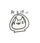 表情の変わらないねこ（個別スタンプ：1）