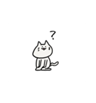 表情の変わらないねこ（個別スタンプ：5）