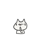 表情の変わらないねこ（個別スタンプ：16）