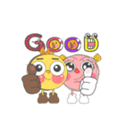 チビマカロンの友達！（個別スタンプ：4）