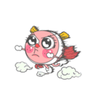 チビマカロンの友達！（個別スタンプ：9）