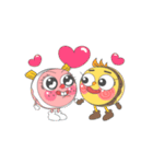 チビマカロンの友達！（個別スタンプ：14）
