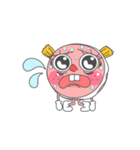 チビマカロンの友達！（個別スタンプ：21）