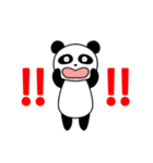 へらへらパンダ（個別スタンプ：3）