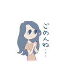 おしゃれな女の子（個別スタンプ：7）