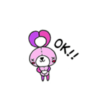 キルトうさぎ（個別スタンプ：2）