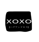 モノクロシンプル英語メッセージ（個別スタンプ：12）