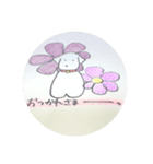 気持ち伝える  シロ犬（個別スタンプ：6）