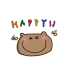 ボールペンクマさん（個別スタンプ：3）
