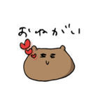 ボールペンクマさん（個別スタンプ：4）