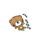 キルトくま（個別スタンプ：1）
