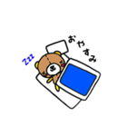 キルトくま（個別スタンプ：2）