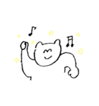 イロジロくんの友達、シロシロくん（個別スタンプ：5）