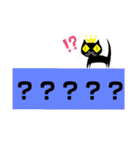 クロヒゲちゃんの
日常会話（個別スタンプ：12）