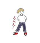 デニム Tシャツ 生活（個別スタンプ：22）