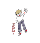 デニム Tシャツ 生活（個別スタンプ：24）