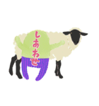 ポジティブで優しいルルと動物達の世界（個別スタンプ：10）
