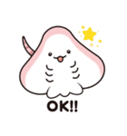 ふわふわエイのヒレミちゃん（個別スタンプ：9）