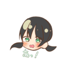 何もわからないまま作った女の子スタンプ（個別スタンプ：4）