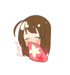 何もわからないまま作った女の子スタンプ（個別スタンプ：7）