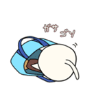 まるいにゃんこ ～しろにゃん～（個別スタンプ：21）