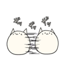 まるいにゃんこ ～しろにゃん～（個別スタンプ：23）