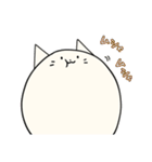 まるいにゃんこ ～しろにゃん～（個別スタンプ：24）