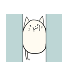 まるいにゃんこ ～しろにゃん～（個別スタンプ：26）