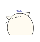 まるいにゃんこ ～しろにゃん～（個別スタンプ：31）
