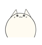 まるいにゃんこ ～しろにゃん～（個別スタンプ：33）