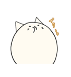 まるいにゃんこ ～しろにゃん～（個別スタンプ：37）