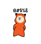 敏感なオレンジ色の猫（個別スタンプ：5）
