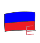 手書き国際信号旗（個別スタンプ：15）