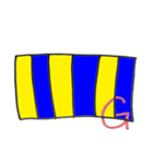 手書き国際信号旗（個別スタンプ：17）