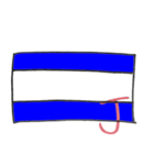 手書き国際信号旗（個別スタンプ：20）