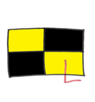 手書き国際信号旗（個別スタンプ：22）