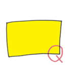 手書き国際信号旗（個別スタンプ：27）