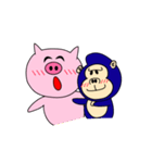ぶたごりらいふ（個別スタンプ：40）
